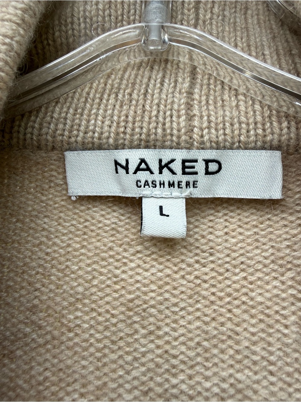 NakedCashmere 100% Cashmere Tilyn Cardigan in Flax, Never Worn - Picture 5 of 7